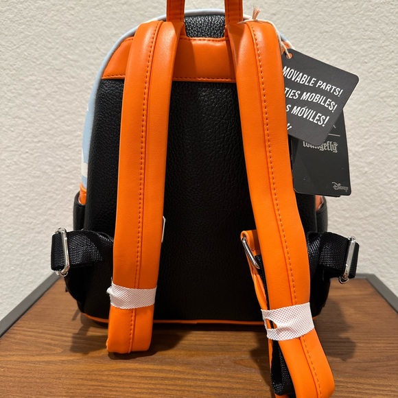 NWT Disney Pixar Cars Cones Loungefly Mini Backpack Orange and Black